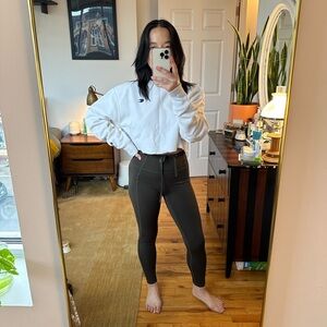 champion • crop crew neck sweatshirt